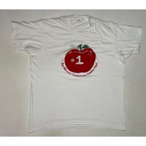 VINTAGE Key Biscayne Teachers Are Number One T-shirt Women XL 90s Single Stitch